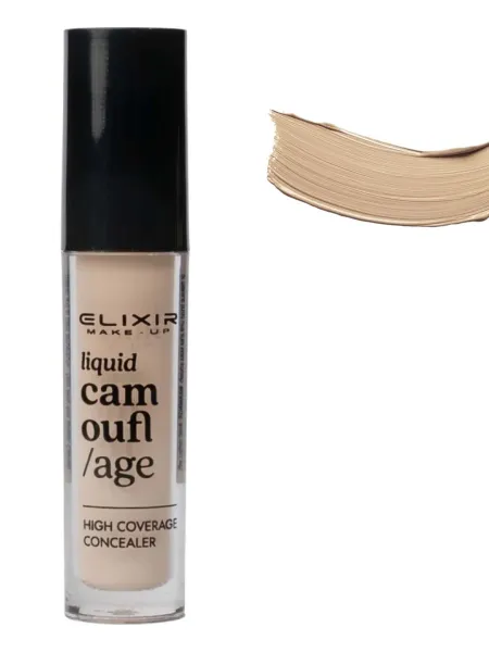 Elixir Liquid Camouflage Concealer – Υγρό Κονσίλερ Υψηλής Κάλυψης #383-02 Ανοιχτό Μπεζ