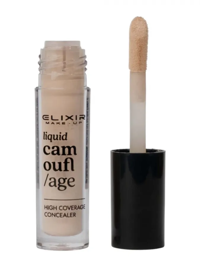 Elixir Liquid Camouflage Concealer – Υγρό Κονσίλερ Υψηλής Κάλυψης #383-02 Ανοιχτό Μπεζ