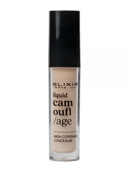 Elixir Liquid Camouflage Concealer – Υγρό Κονσίλερ Υψηλής Κάλυψης #383-02 Ανοιχτό Μπεζ