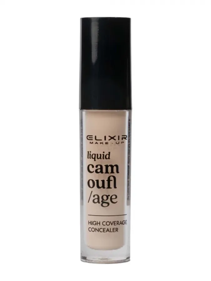Elixir Liquid Camouflage Concealer – Υγρό Κονσίλερ Υψηλής Κάλυψης #383-02 Ανοιχτό Μπεζ