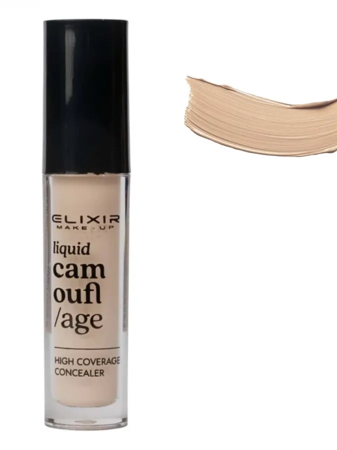 Elixir Liquid Camouflage Concealer – Υγρό Κονσίλερ Υψηλής Κάλυψης #383-03 Πολύ Ανοιχτό Μπεζ