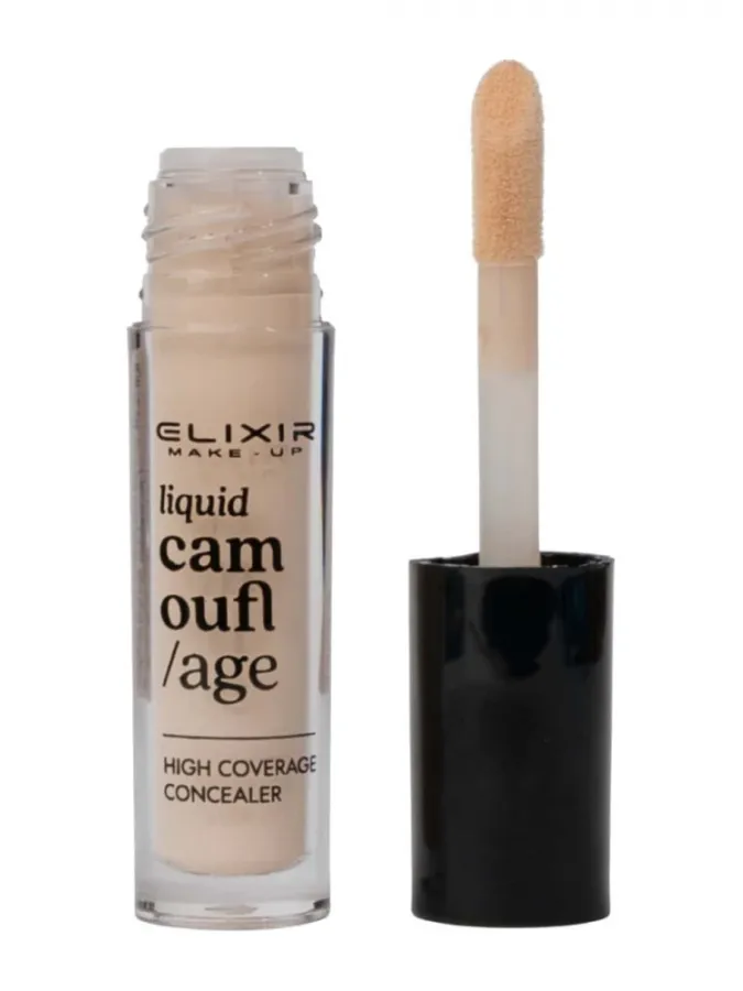 Elixir Liquid Camouflage Concealer – Υγρό Κονσίλερ Υψηλής Κάλυψης #383-03 Πολύ Ανοιχτό Μπεζ