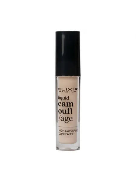Elixir Liquid Camouflage Concealer – Υγρό Κονσίλερ Υψηλής Κάλυψης #383-03 Πολύ Ανοιχτό Μπεζ