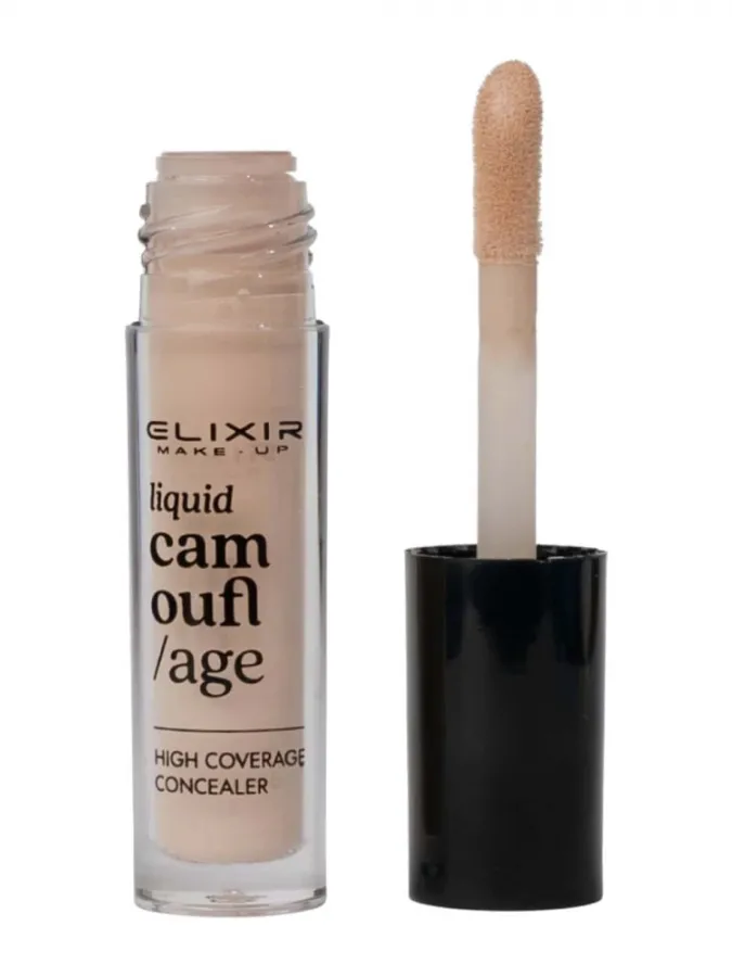 Elixir Liquid Camouflage Concealer – Υγρό Κονσίλερ Υψηλής Κάλυψης #383-04 Φυσικό Μπεζ