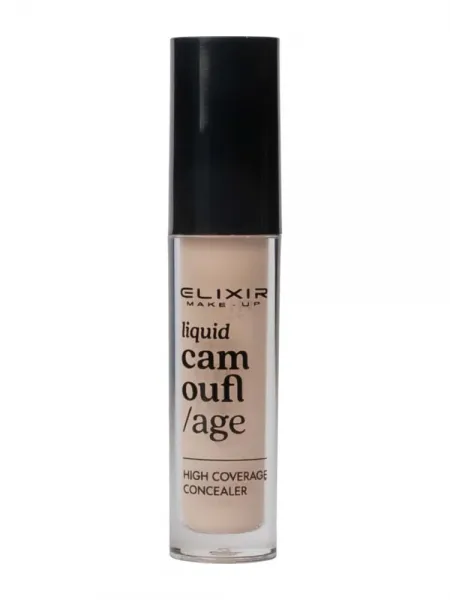 Elixir Liquid Camouflage Concealer – Υγρό Κονσίλερ Υψηλής Κάλυψης #383-04 Φυσικό Μπεζ