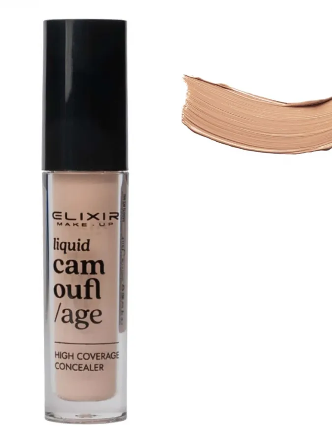 Elixir Liquid Camouflage Concealer – Υγρό Κονσίλερ Υψηλής Κάλυψης #383-05 Ροδακινί Μπεζ