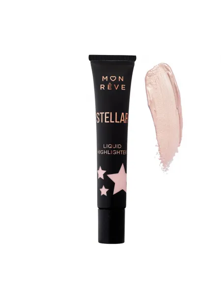 Mon Reve Stellar Highlighter - Υγρό Highlighter για Άμεση Λάμψη 18ml – #01