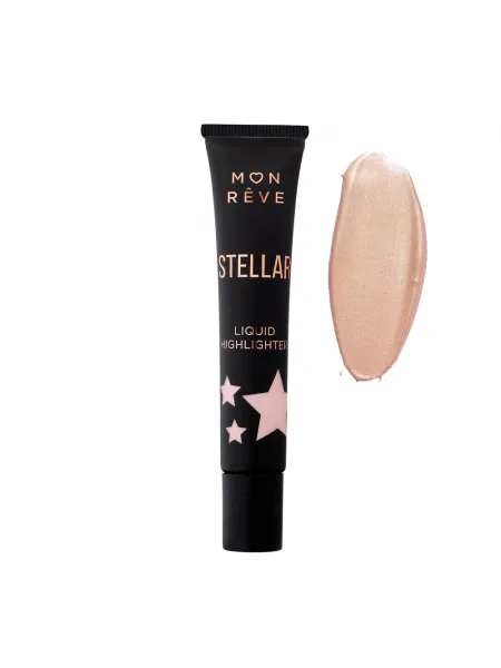 Mon Reve Stellar Highlighter - Υγρό Highlighter για Άμεση Λάμψη 18ml – #04