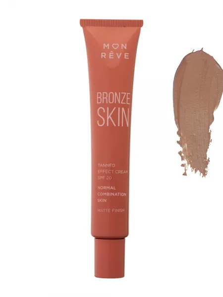 Mon Reve Bronze Skin Combination Skin SPF20 30ml - Υγρό Bronzer για Φυσική Ηλιοκαμένη Όψη & Ματ Αποτέλεσμα – #101