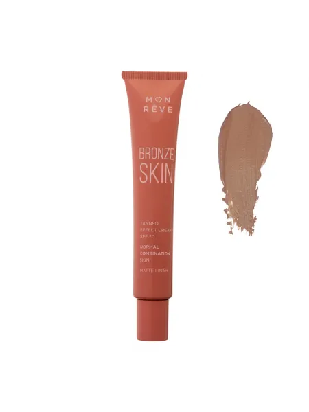 Mon Reve Bronze Skin Combination Skin SPF20 30ml - Υγρό Bronzer για Φυσική Ηλιοκαμένη Όψη & Ματ Αποτέλεσμα – #101