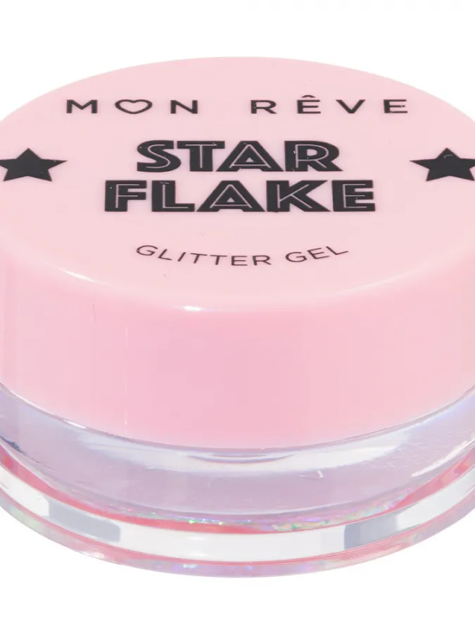 Mon Reve Starflake Glitter Gel - Gel Πολλαπλών Χρήσεων για Έντονη Λάμψη 4gr #01 MERMAID