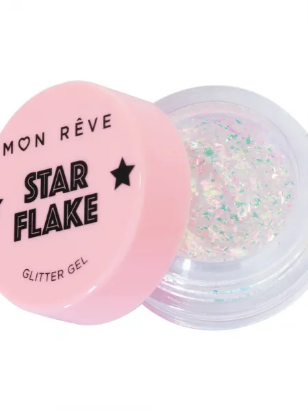 Mon Reve Starflake Glitter Gel - Gel Πολλαπλών Χρήσεων για Έντονη Λάμψη 4gr #03 SAND DUNE