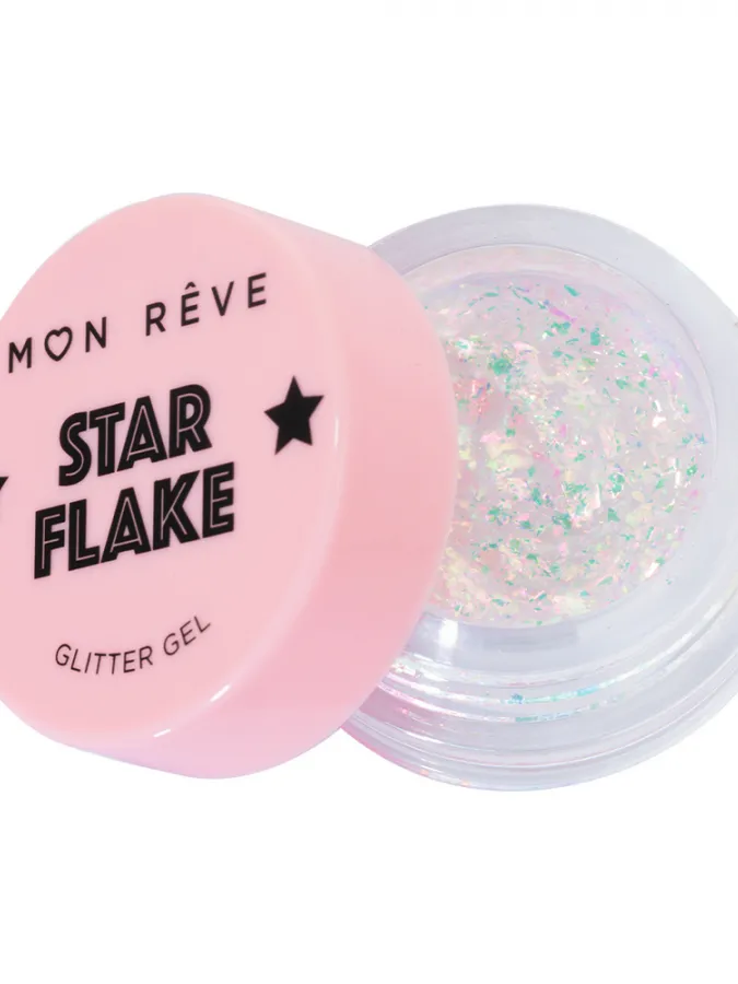 Mon Reve Starflake Glitter Gel - Gel Πολλαπλών Χρήσεων για Έντονη Λάμψη 4gr #03 SAND DUNE