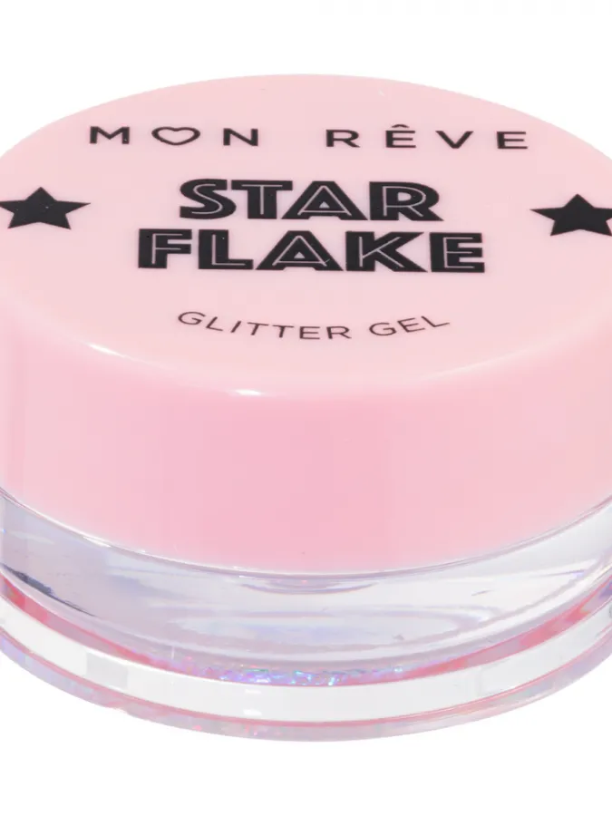 Mon Reve Starflake Glitter Gel - Gel Πολλαπλών Χρήσεων για Έντονη Λάμψη 4gr #03 SAND DUNE