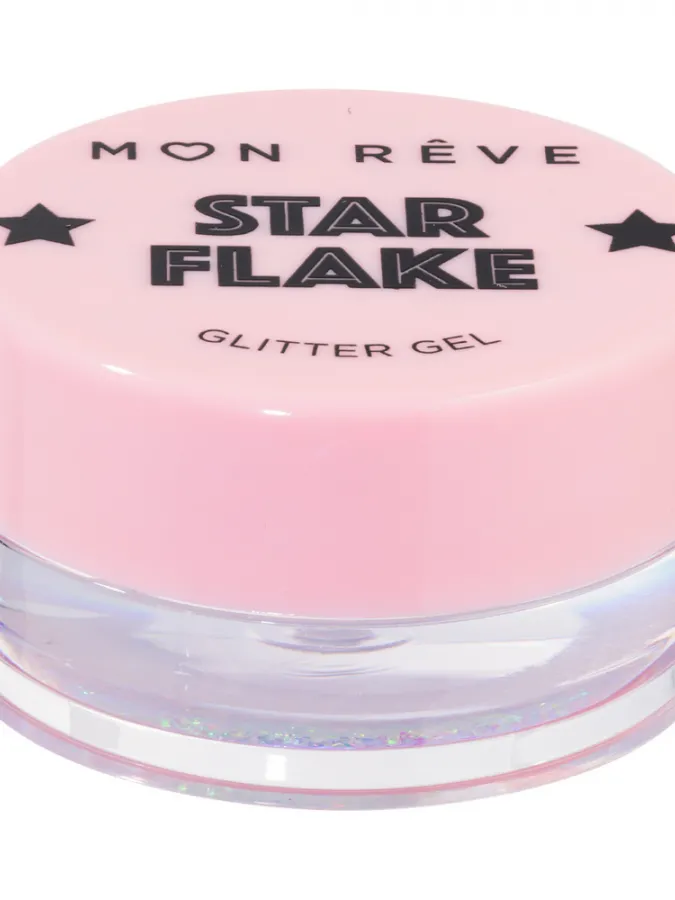 Mon Reve Starflake Glitter Gel - Gel Πολλαπλών Χρήσεων για Έντονη Λάμψη 4gr #04 FIREFLY