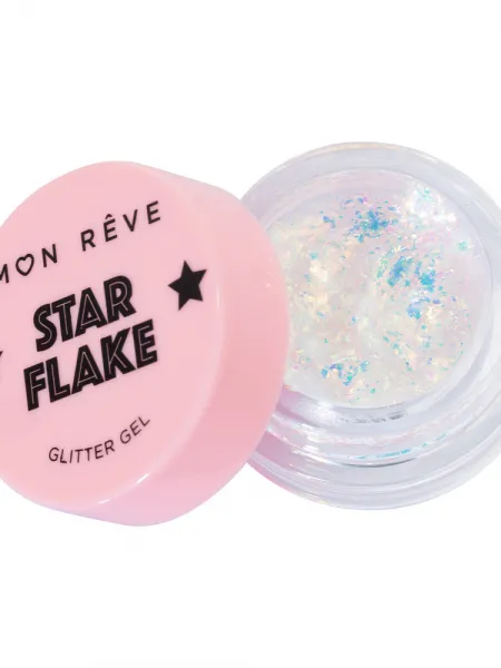 Mon Reve Starflake Glitter Gel - Gel Πολλαπλών Χρήσεων για Έντονη Λάμψη 4gr #05 DIAMOND