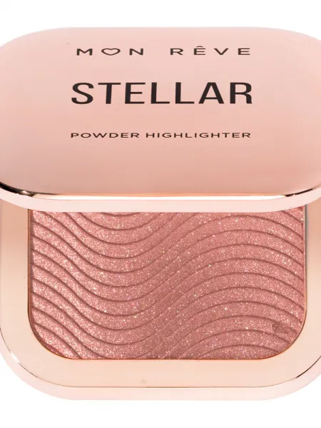 Mon Reve Stellar Powder Highlighter 8gr – #04 (ROSE GOLD)