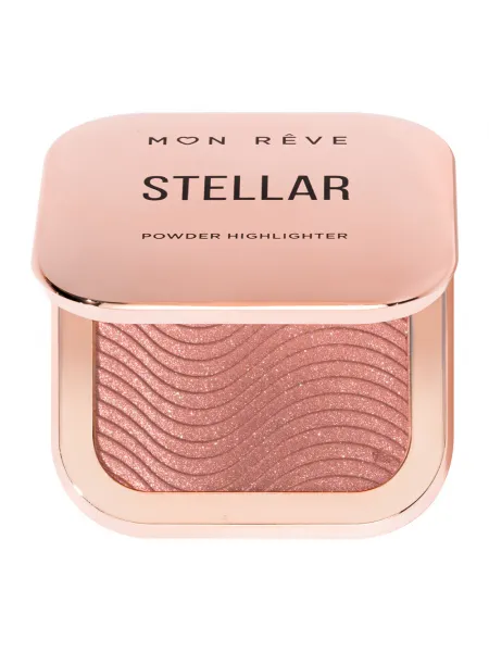 Mon Reve Stellar Powder Highlighter 8gr – #04 (ROSE GOLD)