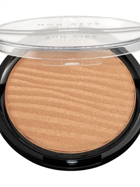 Mon Reve Sun-Kiss Shimmer - Μεταξένια Bronzing Πούδρα 18gr – #01 
