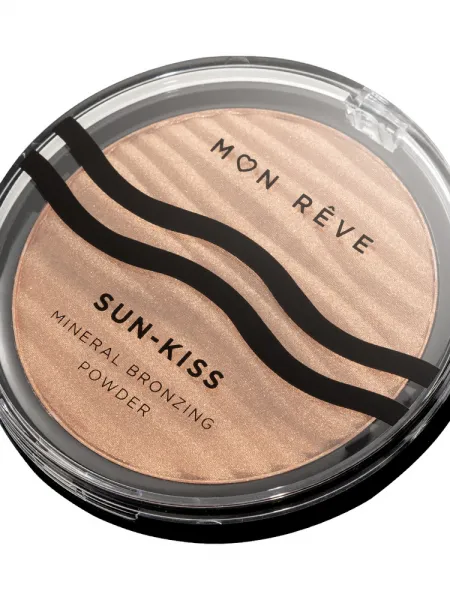Mon Reve Sun-Kiss Shimmer - Μεταξένια Bronzing Πούδρα 18gr – #01 