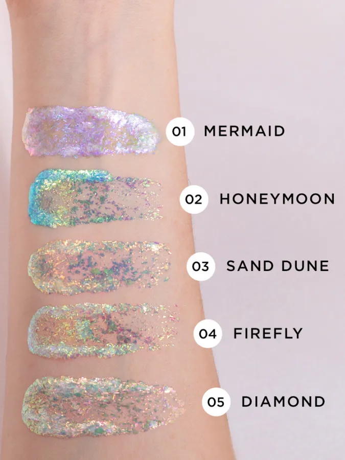 Mon Reve Starflake Glitter Gel - Gel Πολλαπλών Χρήσεων για Έντονη Λάμψη 4gr #05 DIAMOND