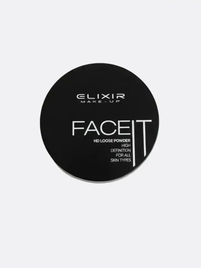 Elixir Face It HD Loose Powder - Πούδρα Baking & Λάμψης 18h – #382-001 (Pink)