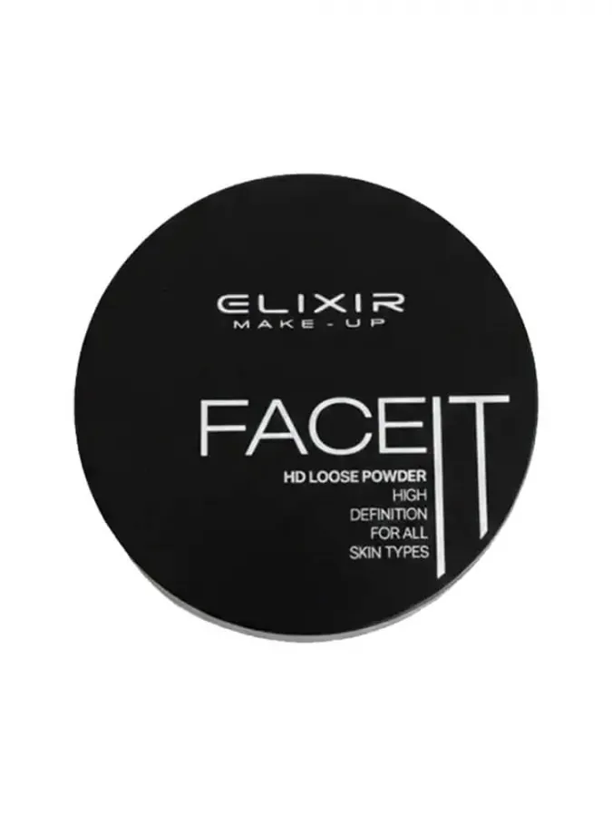 Elixir Face It HD Loose Powder - Πούδρα Σεταρίσματος & Color Correcting 18h – #382-002 (Purple)