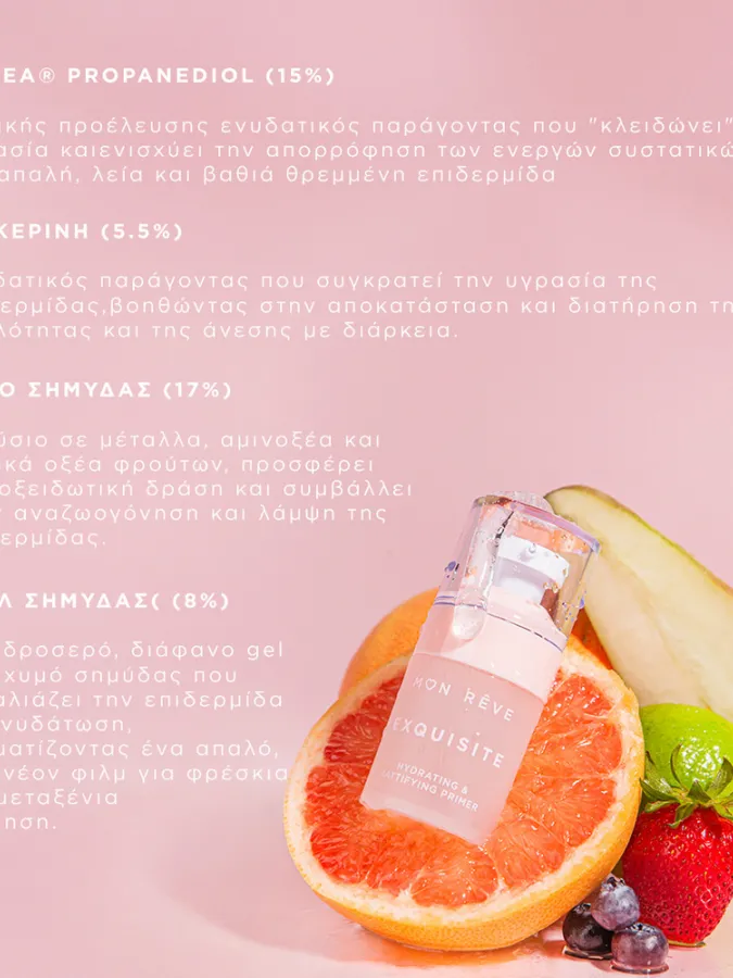 Mon Reve Exquisite Primer 20ml - Ενυδάτωση & ματ όψη