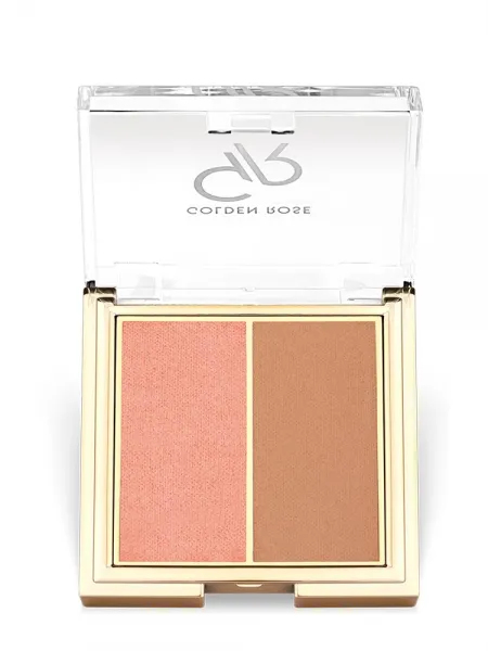 Golden Rose Iconic Blush Duo 6g – #01 ROSE & NUDE
