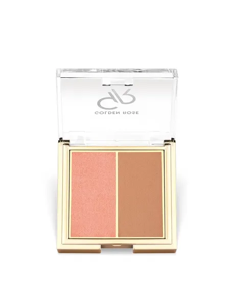 Golden Rose Iconic Blush Duo 6g – #01 ROSE & NUDE