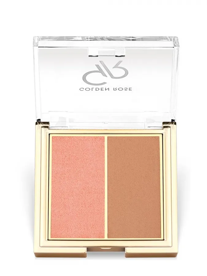 Golden Rose Iconic Blush Duo 6g – #01 ROSE & NUDE