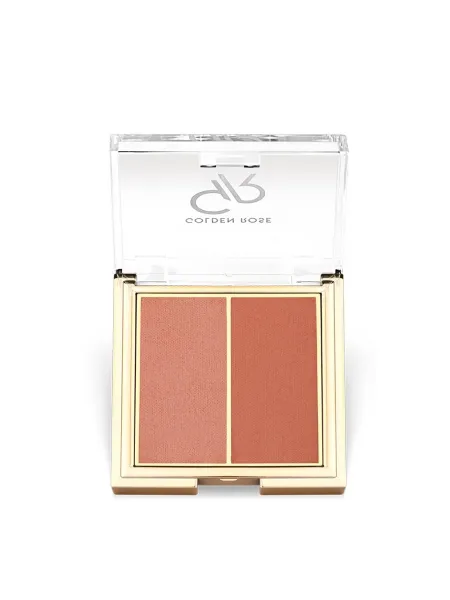 Golden Rose Iconic Blush Duo 6g – #02 PEACHY CORAL