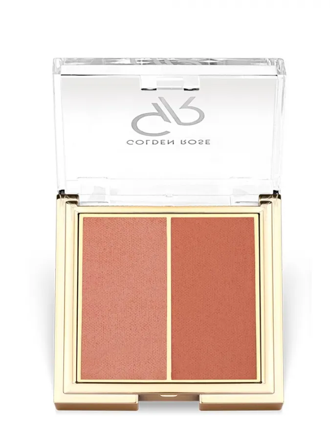 Golden Rose Iconic Blush Duo 6g – #02 PEACHY CORAL