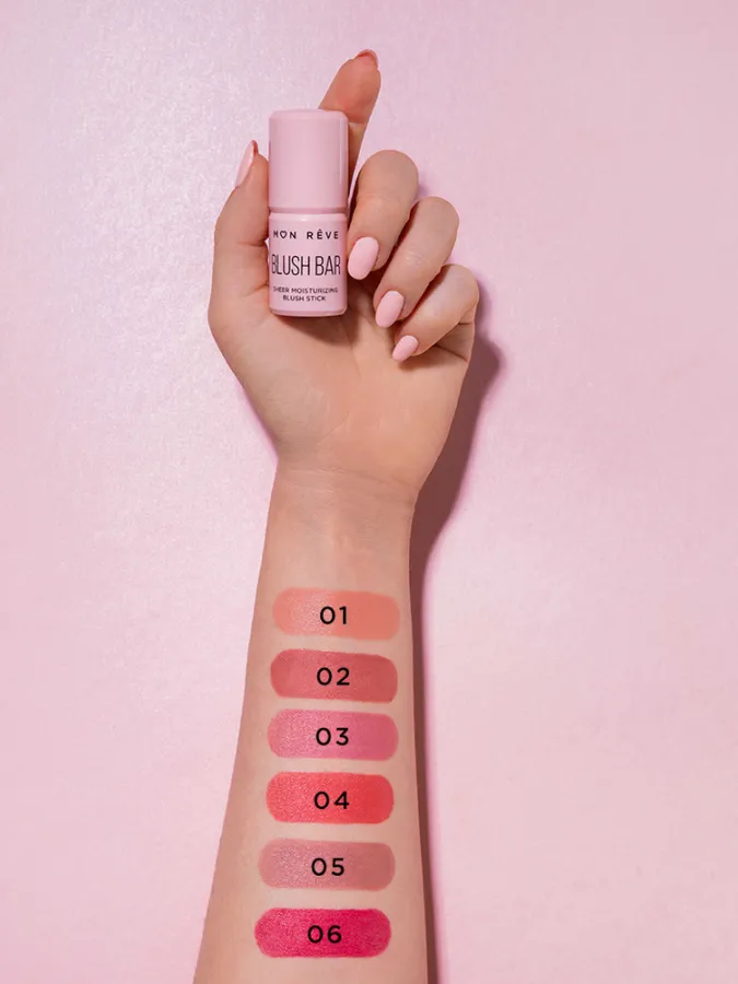 Mon Reve Blush Bar 5.5g - Κρεμώδες Ρουζ Πολλαπλών Χρήσεων – #01