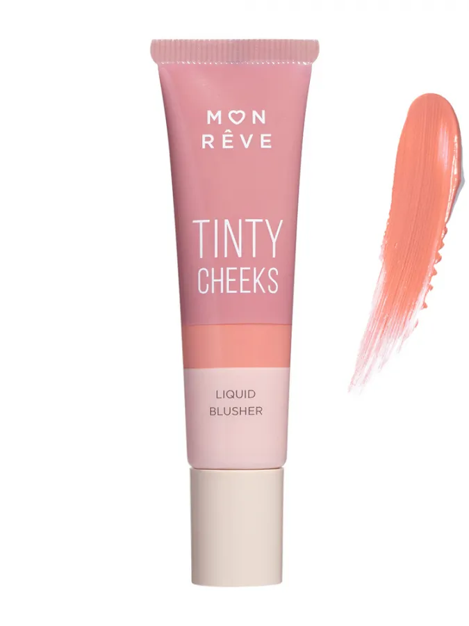 Mon Reve Tinty Cheeks 14ml - Υγρό Ρουζ Μακράς Διάρκειας – #01
