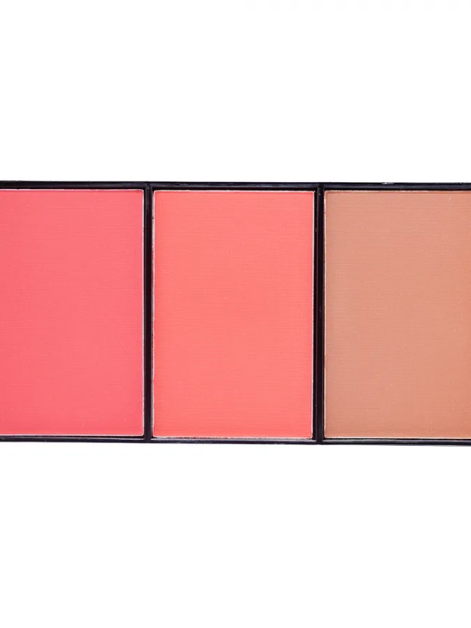 Mon Reve Blush On! - Τριπλή Παλέτα Ρουζ 9.9gr #01 Peachy