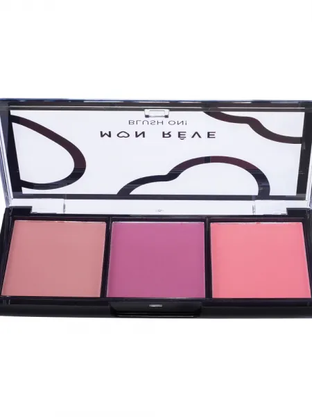 Mon Reve Blush On! - Τριπλή Παλέτα Ρουζ 9.9gr #03 Plum