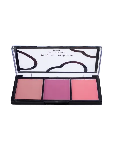 Mon Reve Blush On! - Τριπλή Παλέτα Ρουζ 9.9gr #03 Plum