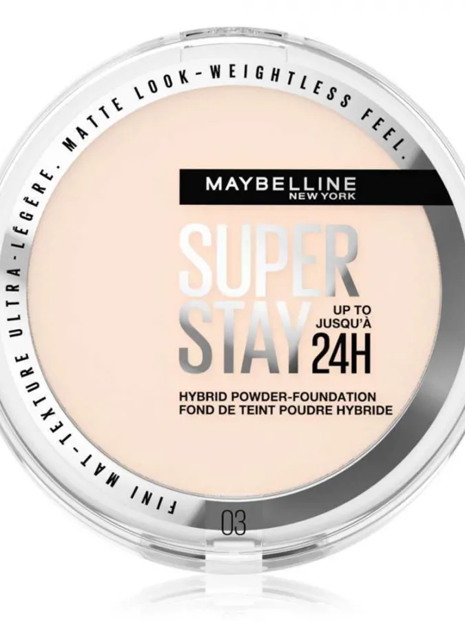 Maybelline 24H Hybrid Powder-Foundation 9gr - #03 True Ivory