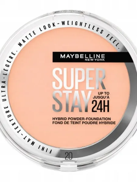 Maybelline 24H Hybrid Powder-Foundation 9gr - #20 Cameo