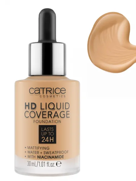Catrice HD Liquid Coverage Liquid Make Up Foundation 30ml #035 Natural Beige