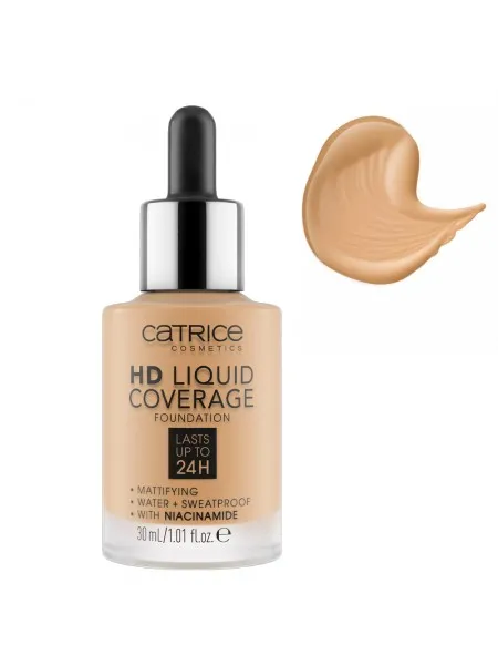 Catrice HD Liquid Coverage Liquid Make Up Foundation 30ml #035 Natural Beige