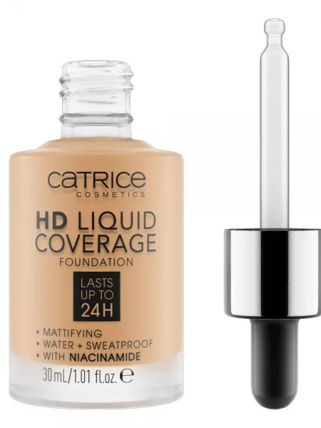 Catrice HD Liquid Coverage Liquid Make Up Foundation 30ml #035 Natural Beige