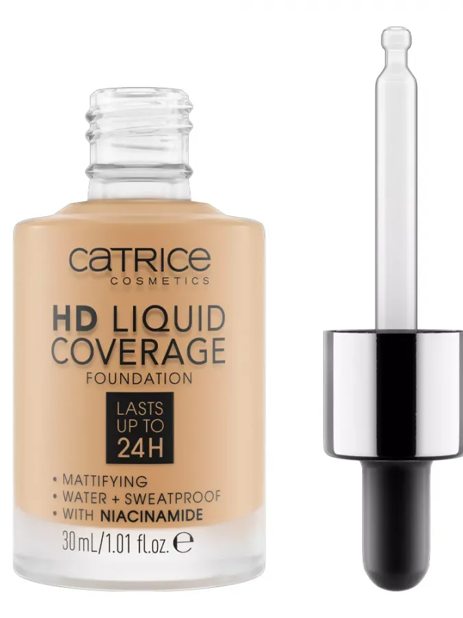 Catrice HD Liquid Coverage Liquid Make Up Foundation 30ml #035 Natural Beige Catrice HD Liquid Coverage Liquid Make Up Foundation 30ml #035 Natural Beige
