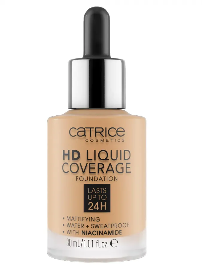 Catrice HD Liquid Coverage Liquid Make Up Foundation 30ml #035 Natural Beige Catrice HD Liquid Coverage Liquid Make Up Foundation 30ml #035 Natural Beige