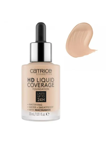 Catrice HD Liquid Coverage Liquid Make Up Foundation 30ml #010 Light Beige