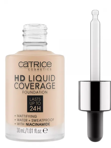 Catrice HD Liquid Coverage Liquid Make Up Foundation 30ml #010 Light Beige