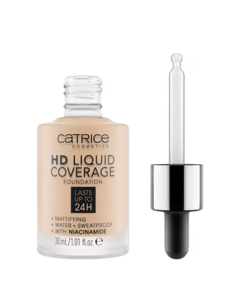 Catrice HD Liquid Coverage Liquid Make Up Foundation 30ml #010 Light Beige