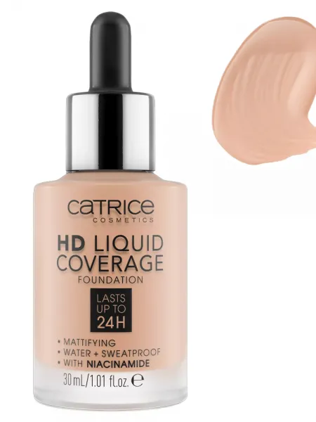 Catrice HD Liquid Coverage Liquid Make Up Foundation 30ml #020 Rose Beige