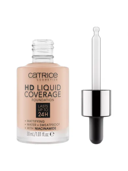 Catrice HD Liquid Coverage Liquid Make Up Foundation 30ml #020 Rose Beige